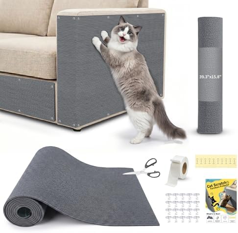 Cat Scratch Furniture Protector: 39.3"x15.8" High Self-Adhesive by Finvizo