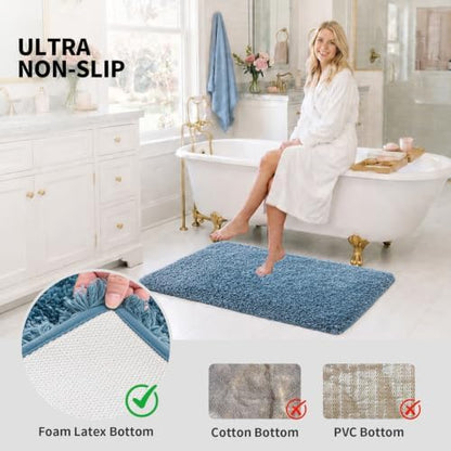 ILANGO Bathroom Rugs 24" × 17", Extra Soft Absorbent Microfiber Bath Rugs - Image 6