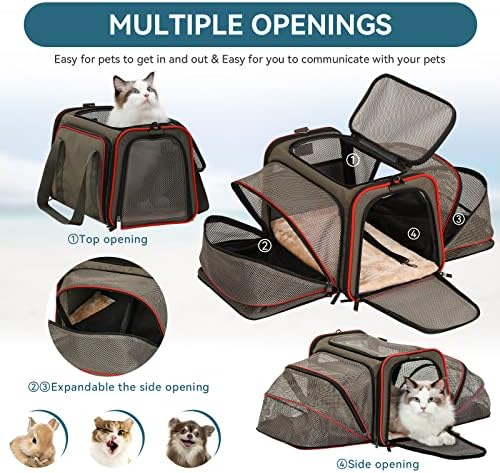 Petsfit 2 Side Expandable Pet Carrier Dog Carrier Cat Carrier - Image 3