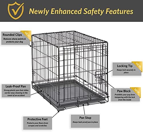 New World by Midwest 24-Inch Single Door Crate, - Image 4