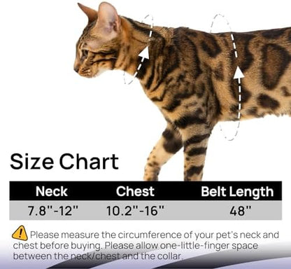 PetThem Adjustable Cat Harness and Leash Set Escape Proof - Image 6