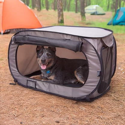 SportPet Designs Large Pop Open Kennel, Portable Cat Cage Kennel, Waterproof - Image 3