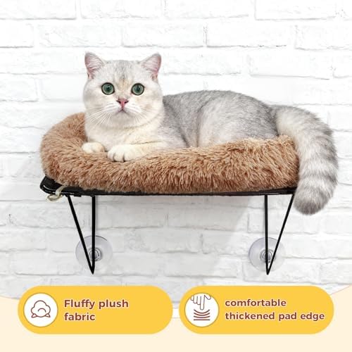 Cat Window Perch, Cordless Cat Hammock Window Seat - Image 4