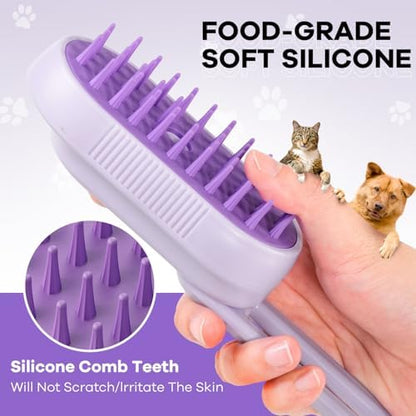 Cat Steam Brush for Shedding, 4 in 1 Brushs - Image 2