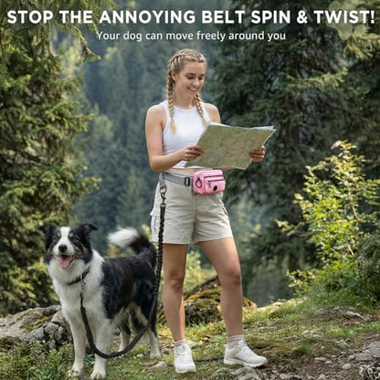 Hands Free Dog Leash with Waist Pack Bungee - Image 4