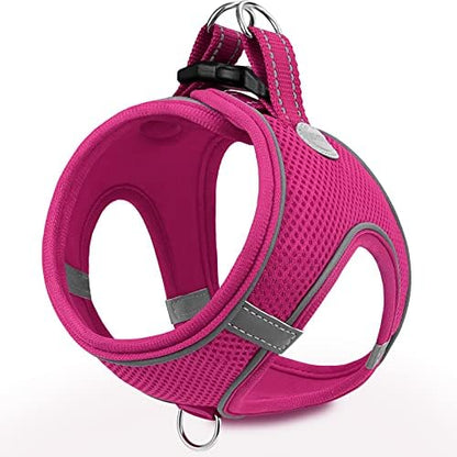 Joytale Step-in Dog Harness, Soft Breathable Mesh, Hot Pink XXS by Joytale