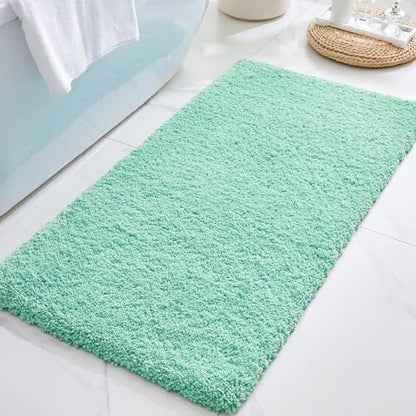 ILANGO Bathroom Rugs 48" × 24", Extra Soft Absorbent Microfiber Bath Rugs by ILANGO
