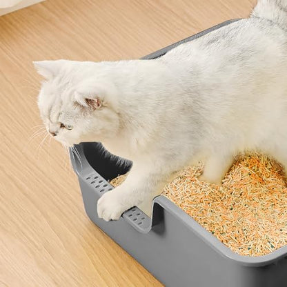 Extra Large Cat Litter Box – High-Sided Plastic Litter Box - Image 7