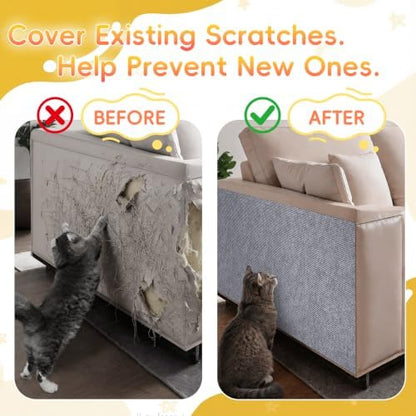 Cat Scratch Furniture Protector, Self-Adhesive Cat Couch Protector - Image 4