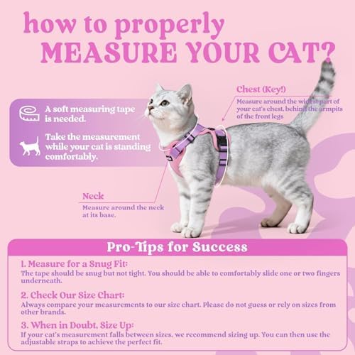 rabbitgoo Cat Harness and Leash Set, Escape Proof Vest - Image 2