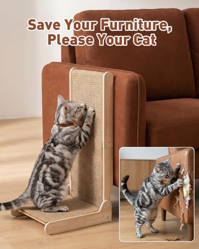 26" Cat Scratcher, L-Shaped Scratch Pad - Image 3