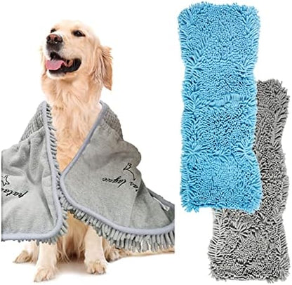 Patas Lague 2 Pack Absorbent Dog Towel by PatasLague