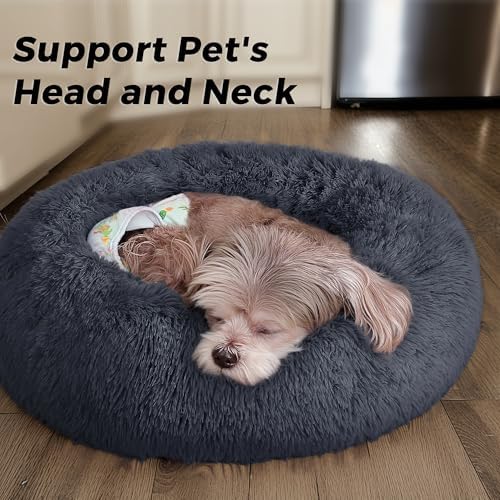 Calming Round Dog Bed & Cat Bed - Image 2