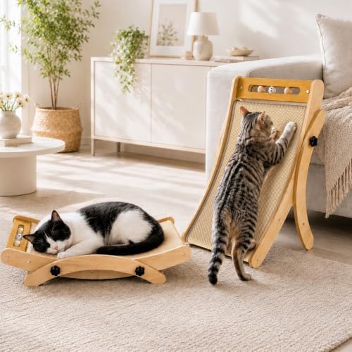 Cat Scratcher Bed for Large Cats by ipetstation
