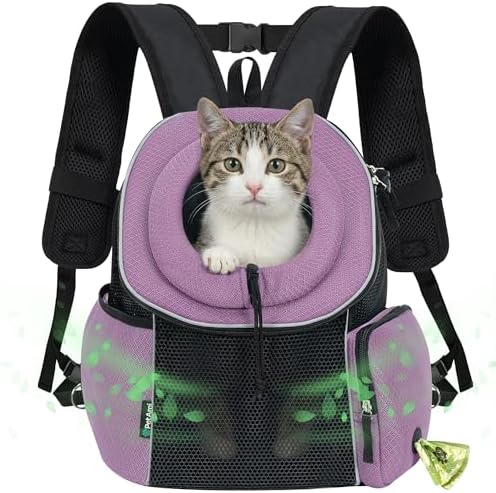 PetAmi Dog Carrier Backpack, Hands Free Front Pet Carrier, 10 lbs by PetAmi
