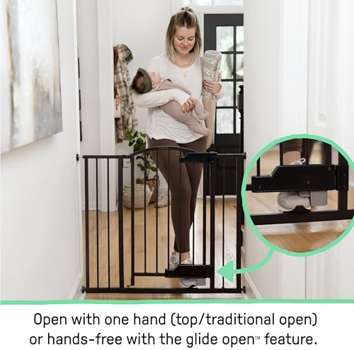 Ingenuity Easy Open Baby Gate & Dog Gate, Hands-Free Open Patent-Pending Foot - Image 2