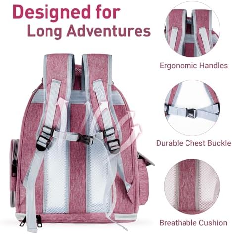 Cat Backpack Carrier Clear Bubble Window - Image 4