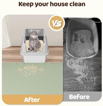 Silicone Cat Litter Mat for Litter Box 50”x35” Large Cat Mat - Image 5