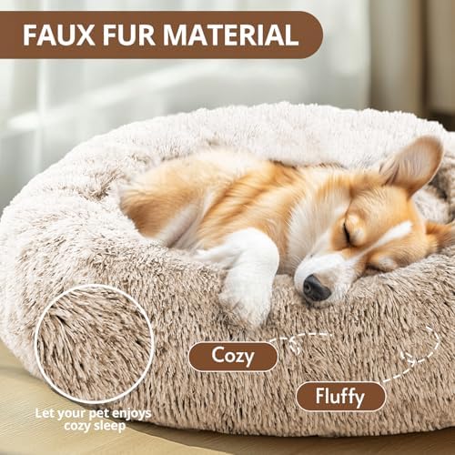 JOLLYVOGUE Calming Small Dog & Cat Bed - Image 2