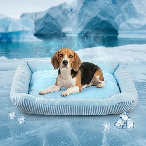 Cooling Dog Bed for Large Medium Small Dogs, Breathable Dog Cooling Mat by Pbed