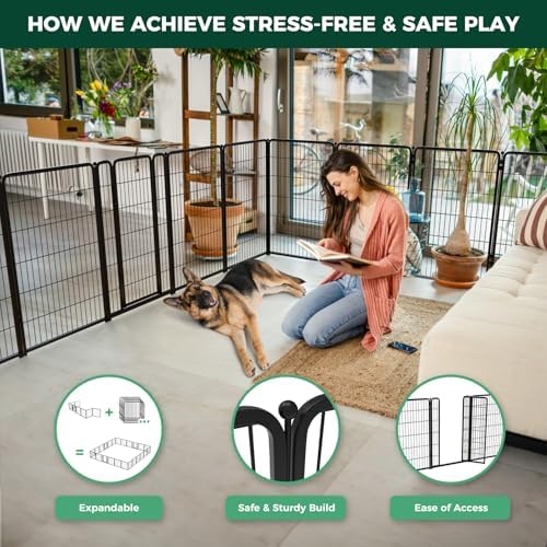 FXW Homeplus Indoor Dog Playpen, 16 Panels, - Image 4