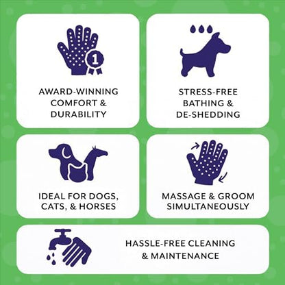 H HANDSON Pet Grooming Gloves - Image 5