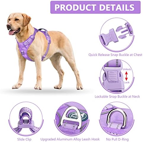 PoyPet No Pull Dog Harness, Reflective Vest - Image 7