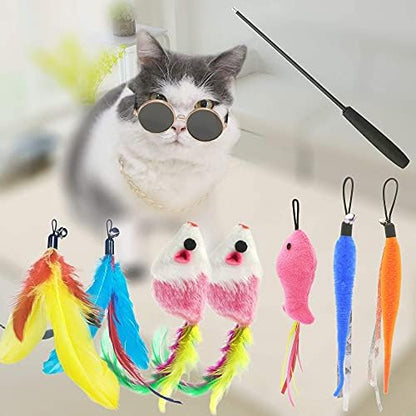 ZPH Cat Toys, Interactive Feather Variety Pack - Image 4