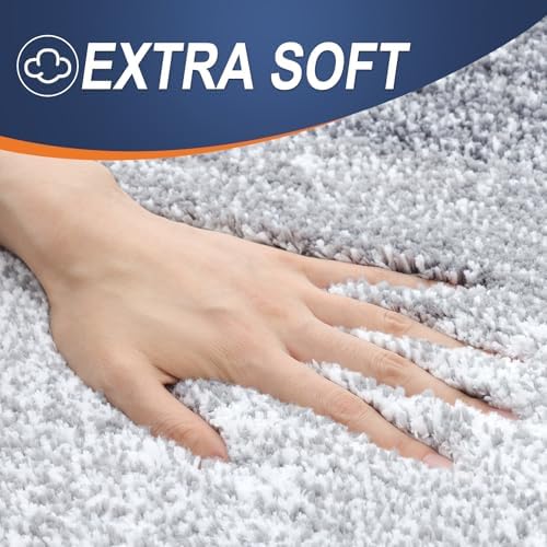 OLANLY Bathroom Runner Rug 59x20, Extra Soft Absorbent Microfiber Bath Rugs - Image 2