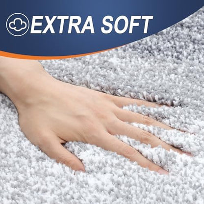 OLANLY Bathroom Runner Rug 59x20, Extra Soft Absorbent Microfiber Bath Rugs - Image 2