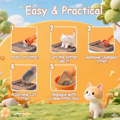 Disposable Litter Boxes for Cats Leak-Proof: 3/6/9/20/32-Pack Odor Control - Image 6
