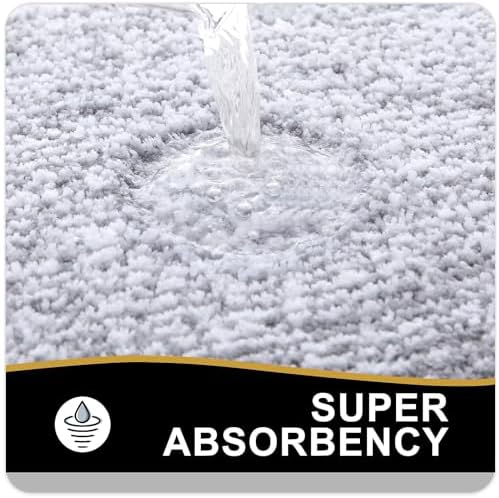 OLANLY Bathroom Runner Rugs 59x24, Extra Long Bath Mats - Image 3