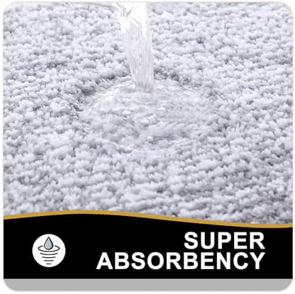 OLANLY Bathroom Runner Rugs 59x24, Extra Long Bath Mats - Image 3