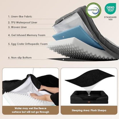EHEYCIGA Orthopedic XXL Dog Bed - Image 3