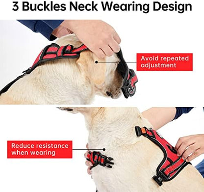 IVY&LANE No Pull Dog Harness for Medium Dogs, Reflective Dog Vest Harness - Image 3