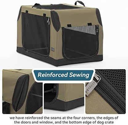 PETSFIT Collapsible Dog Crate, Soft Sided Dog Crate - Image 4