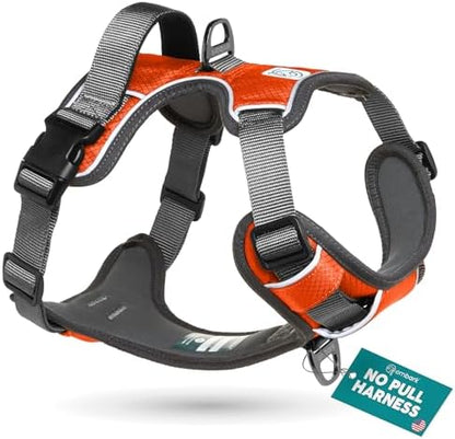 Embark No Pull Dog Harness, Reflective Adjustable Training Vest, No Choke by EmbarkHarnessCo