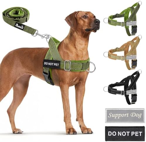 SlowTon No Pull Dog Harness and Leash Set by SlowTon