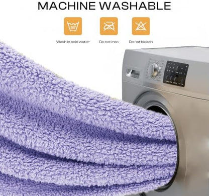 Luciphia 3 Pack Soft Sherpa Fleece Blankets - Image 6