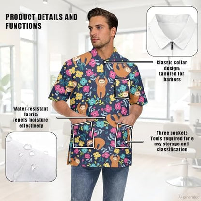 Men’s Pet Barber Jacket, Professional Design Water & Hair Proof - Image 6