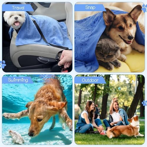 Irenare 12 Microfiber Puppy Towels - Image 6