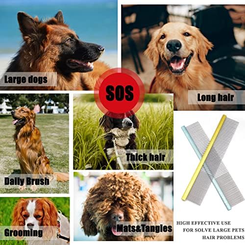 10inches Large Dog Metal Grooming Combs - Image 6
