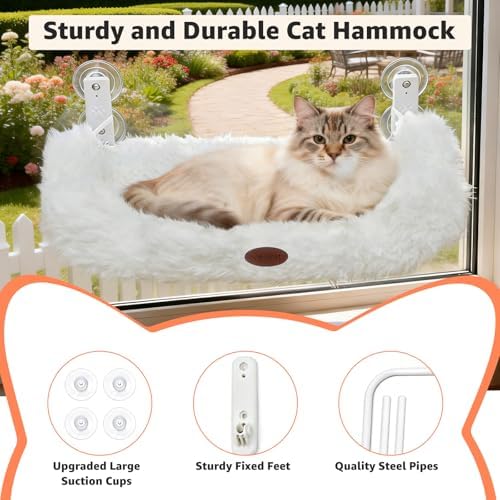 Woochpet Cordless Cat Window Perch - Image 5