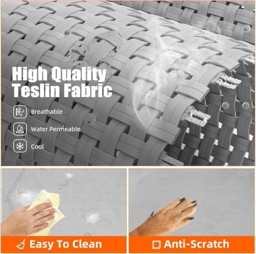 Simple Trending Raised Dog Bed for Large Dogs, Waterproof XL Dog Cot - Image 3