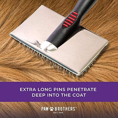 Paw Brothers Professional Grade Extra Long Slicker Brush - Image 4