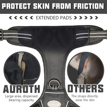 AUROTH Tactical Dog Harness for Large Dogs, Heavy Duty No Pull Pet Vest - Image 5