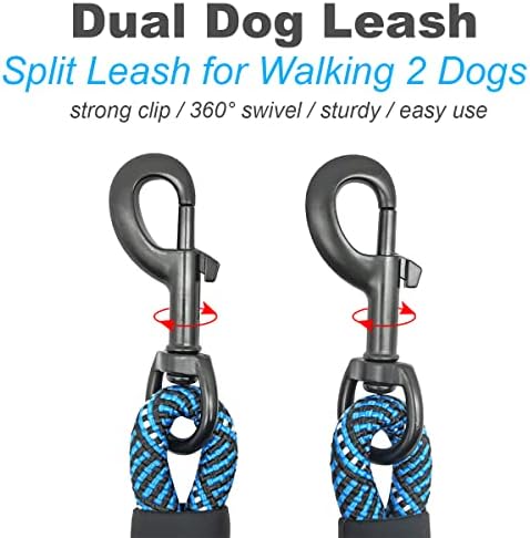 5 FT Double Dog Leash Coupler, Extension Rope - Image 5