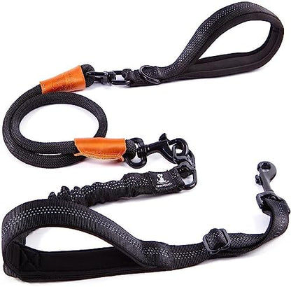 SparklyPets Heavy Duty Bungee Rope Leash by SparklyPets