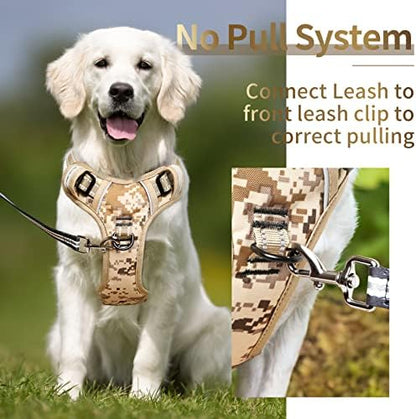 HEELE Dog Harness, No Pull Adjustable Padded Reflective Harness - Image 4