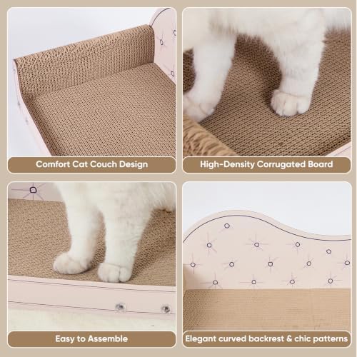 NATUYA 26'' Large Cat Scratcher Couch - Image 6